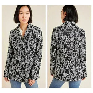 Anthropologie Eva Franco‎ Aylie Embroidered Blazer